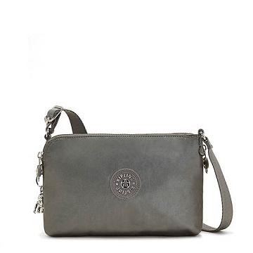 Kipling Boyd Metallic Crossbody Bags Moon Grey Metallic | CA 1094CT